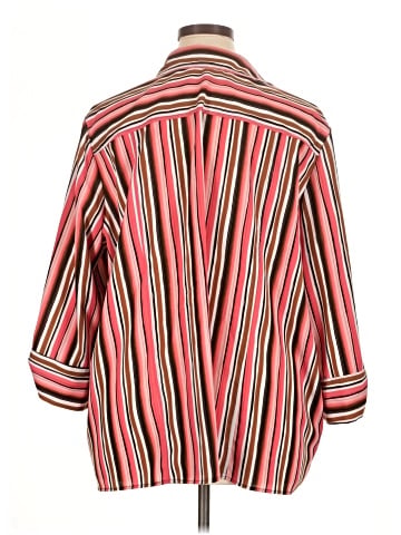 Maggie Barnes 3/4 Sleeve Button-Down Shirt (view 2)