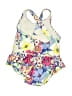 Gymboree Floral Yellow One Piece Swimsuit Size 12-18 mo - photo 2