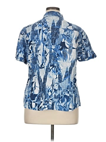 Christopher & Banks Short Sleeve Blouse (view 2)