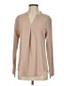 Gaharu 100% Polyester Tan Long Sleeve Blouse Size S - photo 1