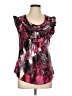 New Directions Pink Sleeveless Blouse Size L - photo 1