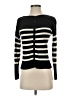 Assorted Brands Stripes Black Cardigan Size S (estimated) - photo 1