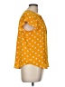 Liz Claiborne Yellow Short Sleeve Blouse Size M (petite) - photo 4
