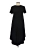 Lularoe Solid Black Casual Dress Size XXS - photo 2