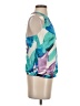 Bebe Teal Sleeveless Blouse Size S - photo 4