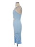 Unbranded Solid Blue Cocktail Dress Size S - photo 5