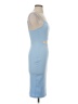 Unbranded Solid Blue Cocktail Dress Size S - photo 4