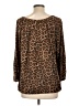 MICHAEL Michael Kors Brown 3/4 Sleeve Blouse Size L - photo 2