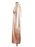 Shein 100% Polyester Metallic Tan Cocktail Dress Size L - photo 5
