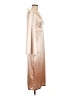 Shein 100% Polyester Metallic Tan Cocktail Dress Size L - photo 4