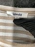 Splendid Stripes Tan Short Sleeve Turtleneck Size L - photo 7