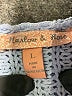 Harlow & Rose 100% Polyester Solid Blue Turtleneck Sweater Size L - photo 7