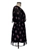 Zouk 100% Polyester Hearts Black Blue Casual Dress Size M - photo 4