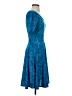 Lularoe Paisley Blue Cocktail Dress Size XXS - photo 4