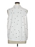 Ann Taylor Polka Dots White Sleeveless Blouse Size XL - photo 2