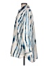 Boohoo 100% Polyester Tie-dye Blue Long Sleeve Blouse Size 10 - photo 5
