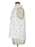 Ann Taylor Polka Dots White Sleeveless Blouse Size XL - photo 5