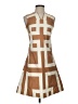 Lesley Evers Argyle Brown Cocktail Dress Size XXS - photo 1