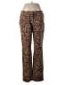 Chico's Animal Print Brown Casual Pants Size Sm Tall (0) - photo 1