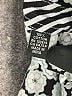 Ben Sherman 100% Cotton Print Silver Long Sleeve Blouse Size L - photo 8