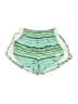 Skechers 100% Polyester Stripes Green Athletic Shorts Size M (kids) - photo 1