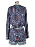 BCBGMAXAZRIA 100% Polyester Paisley Blue Romper Size S - photo 2