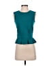 Emilio Pucci Teal Blue Sleeveless Top Size 6 - photo 1