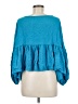 Assorted Brands Teal 3/4 Sleeve Blouse Size Med - Lg - photo 2