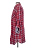 MICHAEL Michael Kors Plaid Red 3/4 Sleeve Button-Down Shirt Size 4 - photo 5
