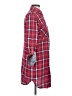 MICHAEL Michael Kors Plaid Red 3/4 Sleeve Button-Down Shirt Size 4 - photo 4