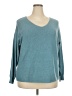 Ella Moss Teal Pullover Sweater Size XXL - photo 1