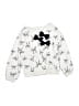 Young Hearts Print White Sweatshirt Size 6 - photo 1