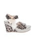 Unbranded Animal Print Ivory Tan Wedges Size EU 42 - photo 1