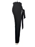 Shein Solid Black Active Pants Size 4 - photo 4
