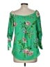 Status by Chenault Green 3/4 Sleeve Blouse Size M - photo 2