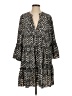 She + Sky 100% Polyester Chevron-herringbone Black Casual Dress Size S - photo 1