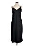 Express 100% Polyester Solid Black Casual Dress Size L - photo 1