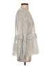 Sundance 100% Polyester Silver Long Sleeve Blouse Size S - photo 4