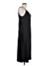 Express 100% Polyester Solid Black Casual Dress Size L - photo 4