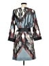 Eloise 100% Polyester Graphic Gray Blue Cocktail Dress Size M (estimated) - photo 2
