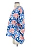 Jodifl 100% Polyester Floral Blue Short Sleeve Blouse Size S - photo 5