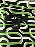 Alfani 100% Polyester Print Green Long Sleeve Blouse Size L - photo 7