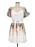 Shein Floral White Cocktail Dress Size L - photo 1