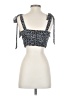 Cotton Candy LA 100% Polyester Silver Tank Top Size S - photo 2