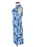 Unbranded Print Blue Casual Dress Size S (estimated) - photo 5