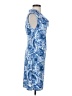 Unbranded Print Blue Casual Dress Size S (estimated) - photo 4