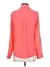 Express 100% Polyester Color Block Orange 3/4 Sleeve Blouse Size XS - photo 2