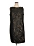IMAN Graphic Black Cocktail Dress Size 1X - photo 1