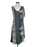 Testament Graphic Gray Casual Dress Size S - photo 1