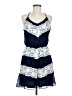 Charming Charlie 100% Polyester Paisley Blue Casual Dress Size M - photo 1
